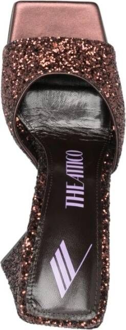 The Attico Heeled Mules Bruin Dames