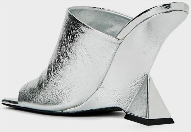 The Attico Heeled Mules Grijs Dames