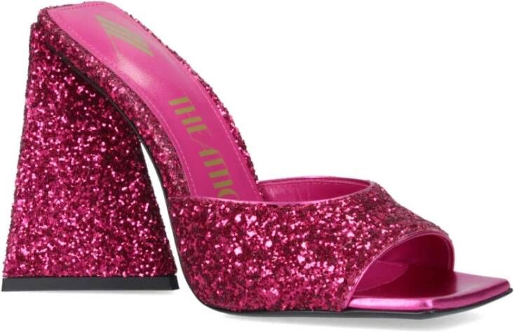 The Attico Heeled Mules Roze Dames