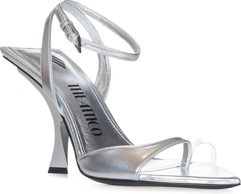 The Attico High Heel Sandals Gray Dames