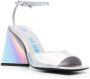 The Attico Zilveren Holografische Hoge Hak Sandalen Gray Dames - Thumbnail 2