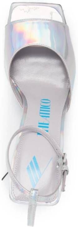 The Attico High Heel Sandals Grijs Dames