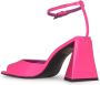 The Attico Hot Pink Piper Sandalen met Piramidehak Pink Dames - Thumbnail 4