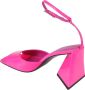 The Attico Hot Pink Piper Sandalen met Piramidehak Pink Dames - Thumbnail 3