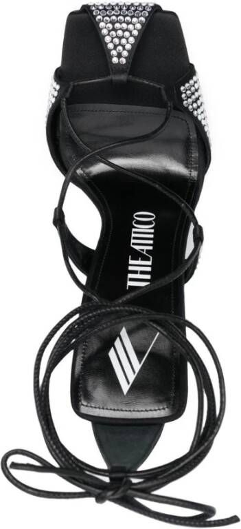 The Attico Kristalversierde Vetersandalen
