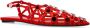 The Attico Leren laarzen Grid Red Dames - Thumbnail 4