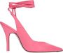 The Attico Hoge hakken venus slingback 115mm orange in roze - Thumbnail 4