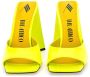 The Attico Gele platte schoenen met piramidehak Yellow Dames - Thumbnail 9