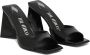 The Attico Leren sandalen met vierkante neus Black Dames - Thumbnail 3