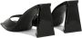 The Attico Leren sandalen met vierkante neus Black Dames - Thumbnail 5