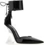The Attico Zwarte leren Morgan pumps Black Dames - Thumbnail 3