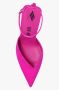 The Attico Fuchsia Perine Satijnen Pumps met Hoge Stiletto Hak Roze Dames - Thumbnail 9