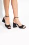 The Attico Casual Zwarte Sandalen met Middelhoge Hakken Black Dames - Thumbnail 3