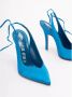 The Attico 014 Turquoise Venus Slingback Pumps Blue Dames - Thumbnail 9