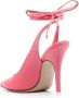 The Attico Hoge hakken venus slingback 115mm orange in roze - Thumbnail 4