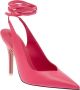 The Attico Hoge hakken venus slingback 115mm orange in roze - Thumbnail 2