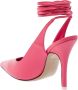 The Attico Hoge hakken venus slingback 115mm orange in roze - Thumbnail 3