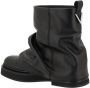 The Attico Robin Leren Enkellaarzen Blokhak Black Dames - Thumbnail 4