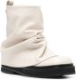 The Attico Roomwit Leren Vierkante Neus Schoenen - Thumbnail 2