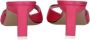 The Attico Roze Stof Mid Heel Sandalen - Thumbnail 2