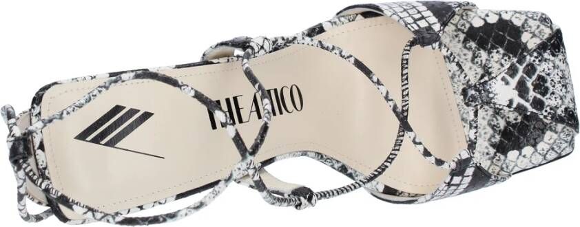 The Attico Sandalen met hoge hak en vetersluiting