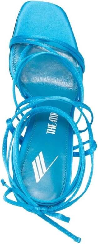 The Attico Sandalen met Hoge Hakken en Vetersluiting