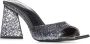 The Attico Grijze Glitter Mules Sandalen Black Dames - Thumbnail 3