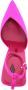 The Attico Fuchsia Perine Satijnen Pumps met Hoge Stiletto Hak Roze Dames - Thumbnail 15