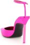 The Attico Fuchsia Perine Satijnen Pumps met Hoge Stiletto Hak Roze Dames - Thumbnail 14