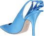 The Attico 014 Turquoise Venus Slingback Pumps Blue Dames - Thumbnail 4