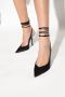 The Attico Venus Slingback Pumps met Strass Hiel Black Dames - Thumbnail 3