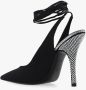 The Attico Venus Slingback Pumps met Strass Hiel Black Dames - Thumbnail 5