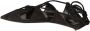 The Attico Sandalen "Cross Sandals" – Black in zwart - Thumbnail 4