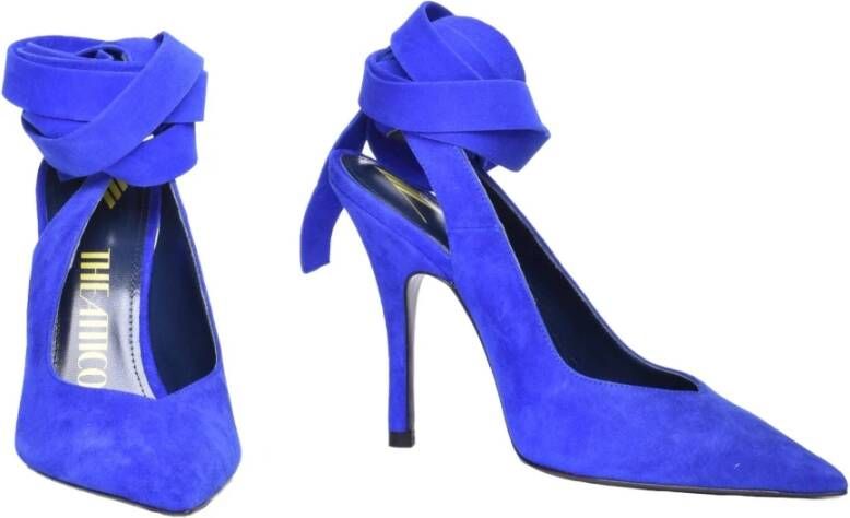 The Attico Suède Chanel Leren Schoenen met 11cm Hak