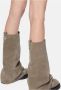 The Attico Taupe Combat Boot Italiaanse Crosta Stijl - Thumbnail 4