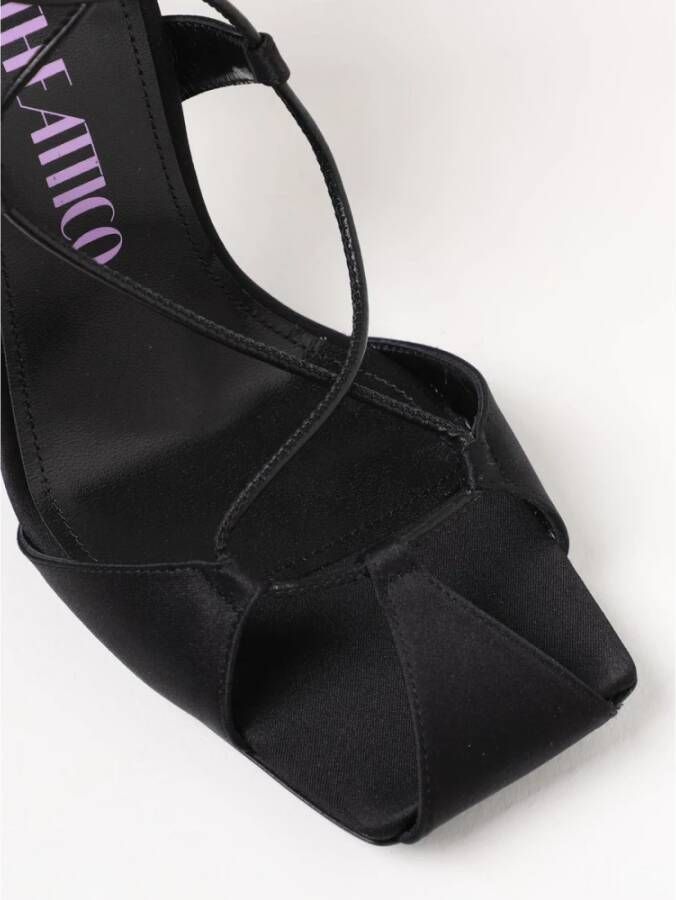 The Attico Satijnen pumps met hoge hak