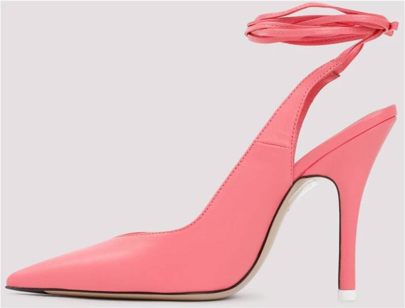 The Attico Venus Slingback Pumps in perzik Pink Dames