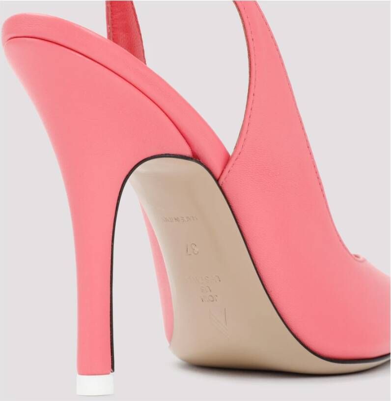 The Attico Venus Slingback Pumps in perzik Pink Dames