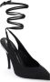 The Attico Venus Slingback Pumps met Strass Hiel Black Dames - Thumbnail 5