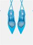 The Attico 014 Turquoise Venus Slingback Pumps Blue Dames - Thumbnail 14