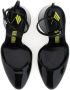 The Attico Hoge hakken slingback luz 105mm black in zwart - Thumbnail 8