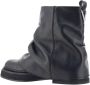 The Attico Stijlvolle kalfsleren enkellaarzen met metalen logo Black Dames - Thumbnail 15