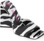 The Attico Zebra-geprint Leren Devon Mules Multicolor Dames - Thumbnail 4