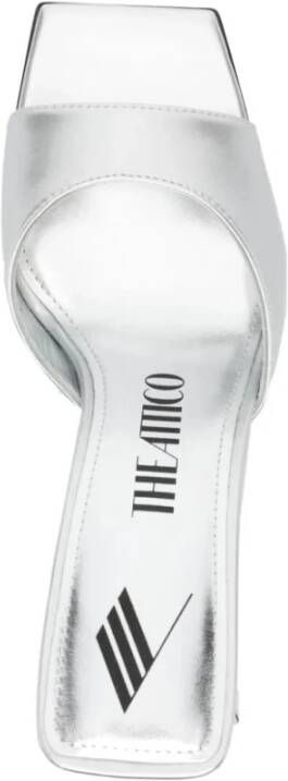 The Attico Zilveren Mini Devon Muiltje