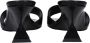 The Attico Zwarte Leren Platte Sandalen Vintage Stijl - Thumbnail 2
