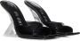 The Attico Zwarte Patentleren Kristal Wig Sandalen Black Dames - Thumbnail 3