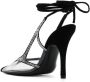 The Attico Zwarte Slingback Pumps met Strass Details - Thumbnail 2