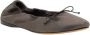 The Row Satin ballerina's met strik en elastische hiel Gray Dames - Thumbnail 6