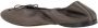 The Row Satin ballerina's met strik en elastische hiel Gray Dames - Thumbnail 7