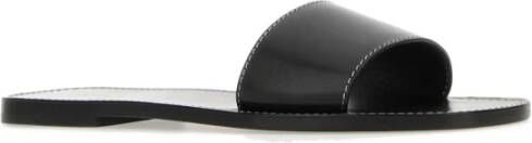 The Row Sliders Black Dames